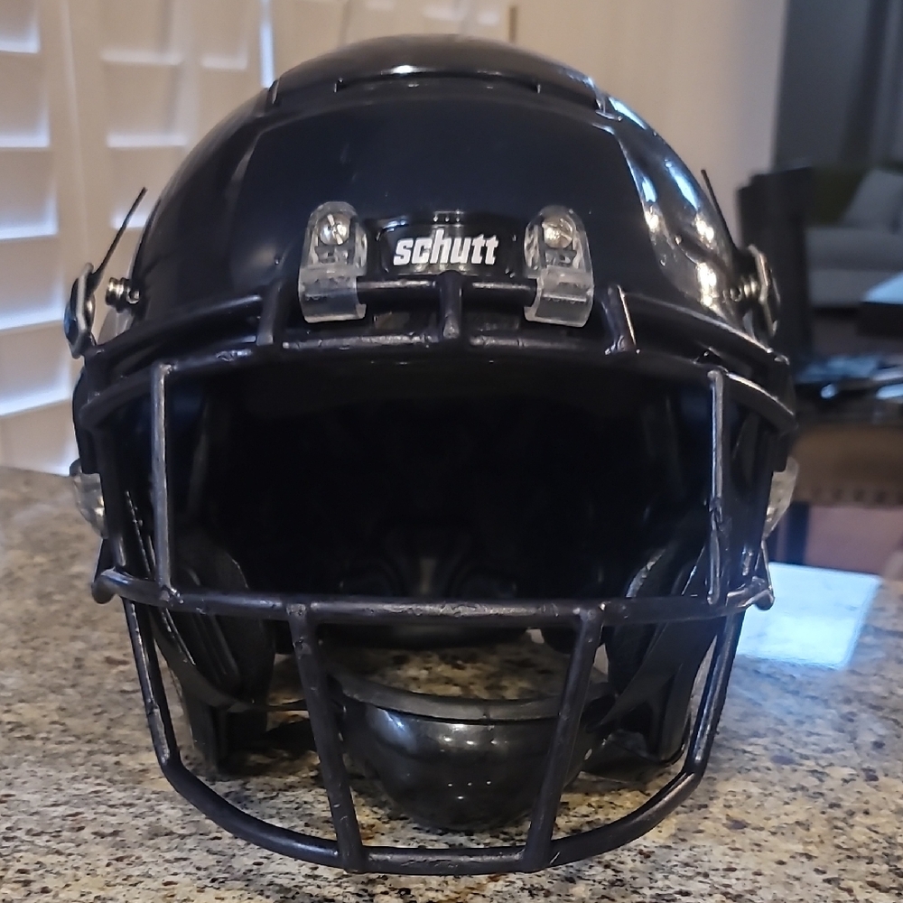 Adult Navy Blue XL Schutt Football Helmet